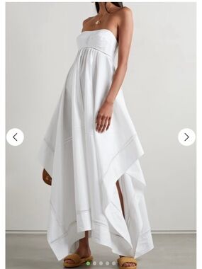 ALC Blanca Handkerchief Hem Maxi dress